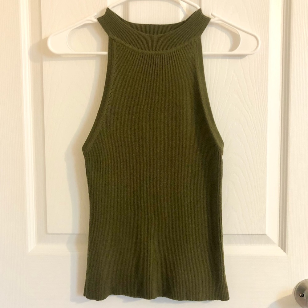Forever 21 Ribbed Knit Racerback Top | Size L